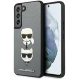 Karl Lagerfeld Originalen ovitek KLHCS22MSAKICKCSL za Samsung Galaxy S22 Plus 5G siva zaščita - Heads