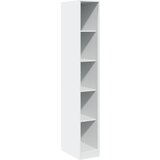 Furnova Garderobna omara bela 30x50x200 cm inženirski les, (21930317) | Shoptok.si