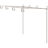  Vrtna pergola antikna smeđa 4 x 3 x 2,5 m željezna | Eponuda.ba