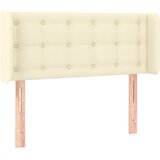 LED uzglavlje krem 93x16x78/88 cm od umjetne kože | shoptok.hr