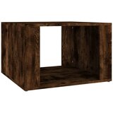 The Living Store Nočna omarica dimljen hrast 57x55x36 cm inženirski les - Nočna Omarica, (21420780) | Shoptok.si