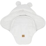 MeowBaby Bijela dječja povojnica od buklé materijala 45x80 cm - | shoptok.hr