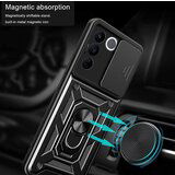 INORCO Za vivo V27e 4G PC+TPU telefonska torbica, drsna zaščita leč, odporen na udarce, stojalo za telefon, pokrovček, (22037020) | Shoptok.si