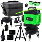  Laserski nivelir 4D – 16 linija, zelena zraka, torba + 2 baterije | shoptok.hr