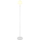  Bela stoječa svetilka s steklenim senčilom (višina 120 cm) Gle – | Shoptok.si