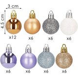  Set Kuglica za Božićno Drvce Springos® 3 cm 54 kom. | shoptok.hr
