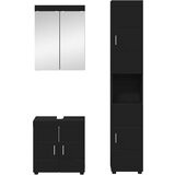  Set namještaja za kupaonicu TULUM Crna Konstruirano drvo | shoptok.hr