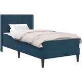  Okvir kreveta s madracem s uzglavljem 2 pcs Plava Baršun - Plava 90 x 200 cm | shoptok.hr