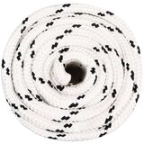 vidaXL Pletena vrv za čoln bela 18 mm x 25 m poliester | Shoptok.si