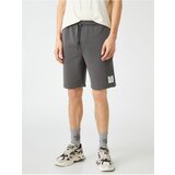 Koton Shorts - Gray - Normal Waist Cene