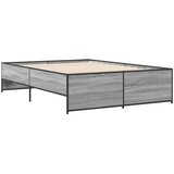  Okvir za krevet boja hrasta 140x190cm konstruirano drvo i metal | Eponuda.ba