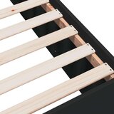 vidaXL Okvir za krevet crni 160x200 cm konstruirano drvo | shoptok.hr