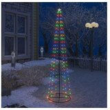  Novoletna jelka stožec 136 barvnih LED lučk 70x240cm | Shoptok.si