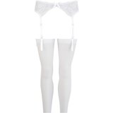 NO:XQSE Suspender Belt and Stockings 2340062 White M/L | Shoptok.si