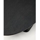 Kave Home Črna klubska mizica iz masivne akacije 70x140 cm Ovak – | Shoptok.si
