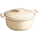 Emile henry Kozica s pokrovom Sublime Cream 5,8l / 36,8xh31cm / krem / keramika, (20542183) Cene