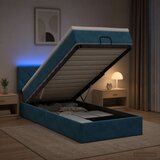  od pjene s madracem i LED-om Tamno plava 90 x 190 cm | shoptok.hr