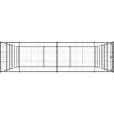 vidaXL vanjski kavez za pse čelični 50,82 m² | shoptok.hr