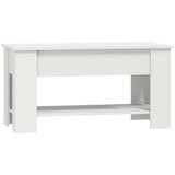 vidaXL stolić za kavu bijeli 101x49x52 cm od konstruiranog drva | shoptok.hr