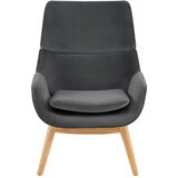 Bessagi Home fotelj felia, siv, žamet | Shoptok.si