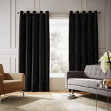 Hyperion Črne izolacijske zavese iz šenilje v kompletu 2 ks 117x183 cm Selene Luxury Chenille – | Shoptok.si