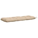  Jastučići za klupe VIANEN 2 kom. 100% poliester Krem - Krem 100 x 40 x 12 cm | shoptok.hr