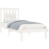  Okvir za krevet masivno drvo bijeli 90x190 cm 3FT jednokrevetni | shoptok.hr