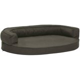  Ergonomski madrac za pse 75 x 53 cm izgled platna tamnosivi | Eponuda.ba