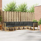  Set vanjskih sofa s jastukom 8 pcs Bijela i antracit | shoptok.hr