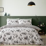 Catherine Lansfield Bež flanelska posteljina za bračni krevet/za produženi krevet 230x220 cm Alpine Vilage – | shoptok.hr