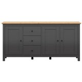 XXXL komoda, barve grafita, hrast artisan | Shoptok.si