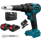Gisam Brezkrtačna električna zakovica, 20000N vlečna sila, 2 bateriji vključeni, 2 Baterija Plastična Škatla, (5000160032) | Shoptok.si