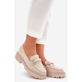 Boto Women's Moccasins Decorated with Rhinestones Beige Patina | shoptok.hr