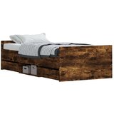  Kreveta s uzglavljem i podnožjem boja hrasta 90x190 cm | shoptok.hr
