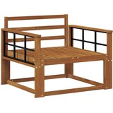  Srednja sofa za van Čvrsto drvo akacije Prirodna - Prirodna Mreža | shoptok.hr