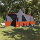  Teepee šotor s streho Siva in oranžna 720 x 465 x 295 cm, (5000091115) | Shoptok.si
