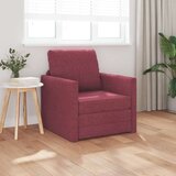 Krevet na razvlačenje Vinska crvena 74 x 77 x 81 cm tkanina | shoptok.hr