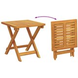  Ležaljka 2 pcs Bež Čvrsto drvo akacije | shoptok.hr