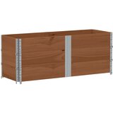  Okviri za palete 3 kom smeđi 150x50 cm od masivne borovine | shoptok.hr