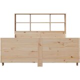 vidaXL Krevet s regalom za knjige bez madraca 140x200 cm masivno drvo | shoptok.hr