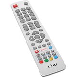 LINQ Univerzalni daljinski upravljalnik za TV Sharp s polnimi tipkami in dosegom 8m, Bela, (5000277394) | Shoptok.si