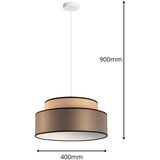  Visilica na sajli GRACE 1xE27/60W/230V prečnik 40 cm bež/braon | Eponuda.com
