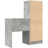  Stol s ladicama s policom s pohranom 2 pcs Betonski sivi | shoptok.hr
