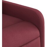  Naslonjač od tkanine crvena boja vina | shoptok.hr