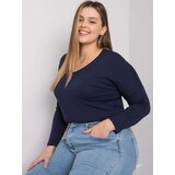 RELEVANCE Blouse-RV-BZ-7302.23-navy blue | Shoptok.si