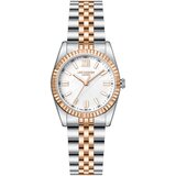 Lee Cooper Ženski sat LC08303.520, Sedefasto kućište, Srebrno-rose gold Cene