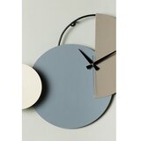 WALLXPERT Zidni sat Myk2097-20, 47x31 cm, Plavo-bež | Eponuda.ba