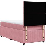 Box spring krevet s madracem ružičasti 90x200 cm baršunasti | shoptok.hr