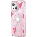 Kingxbar iPhone 14 Plus Heart Star Series PINK HEART ovitek z zvezdicami, (21522032) Cene