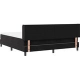  Krevet s opruga kutije s uzglavljem Crna 200 x 180 cm Baršun | shoptok.hr